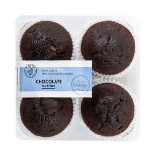 Chocolate Muffins 4 pk