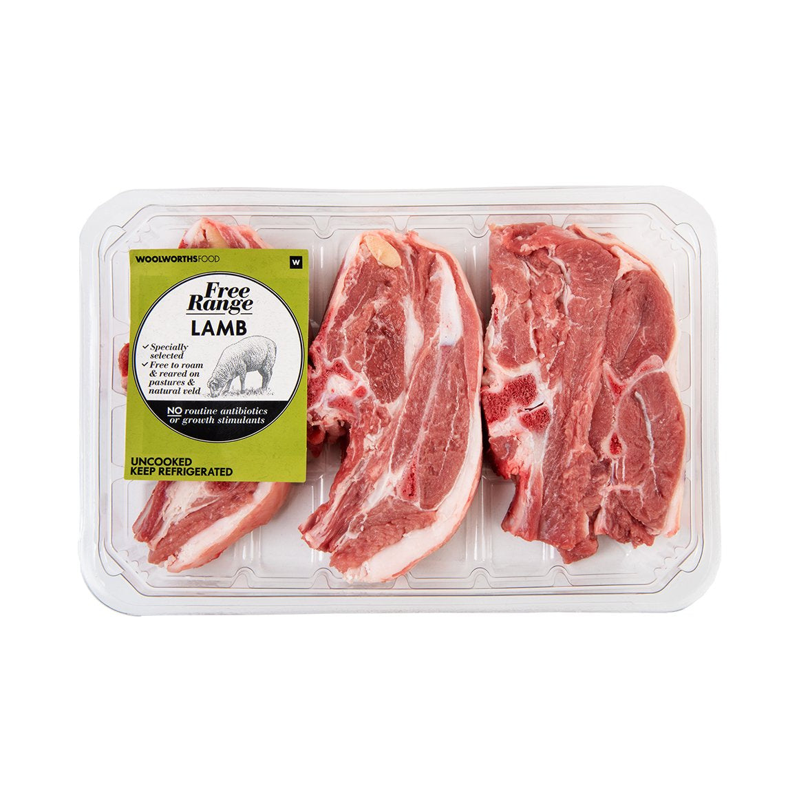 Free Range Lamb Chops Avg 500g (R 239.99/kg)