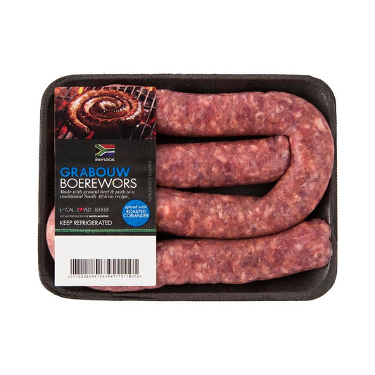 Grabouw Boerewors Avg 600g (R 139.99/kg)