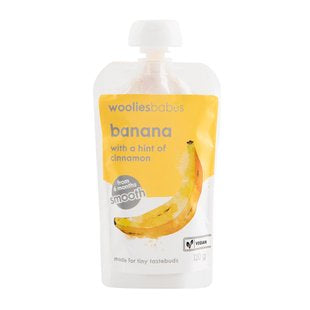 Wooliesbabes Smooth Banana With Cinnamon 120g