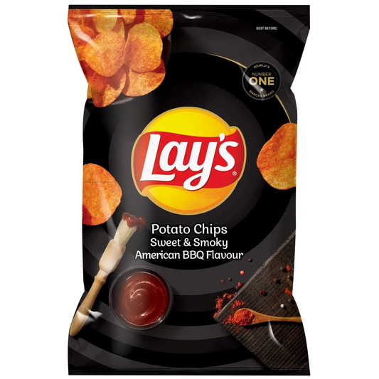 Lays  120g Sweet & Smoky American BBQ