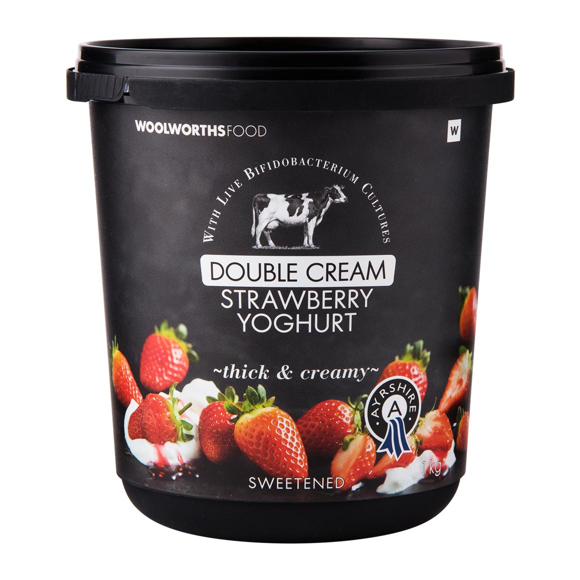 Double Cream Strawberry Yogurt 1 kg