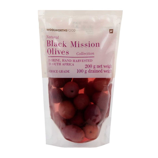 Black Olives in brine 200g