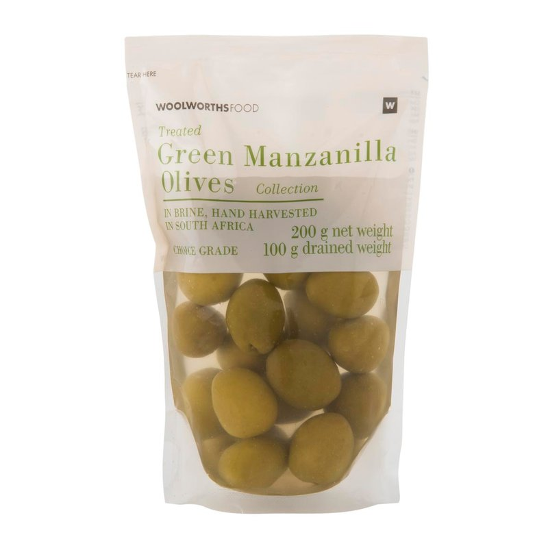 Green Olives in brine 200g